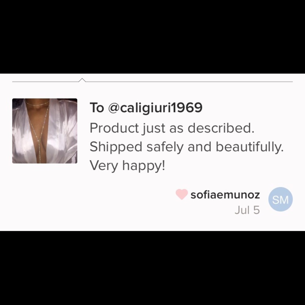 New! Rhinestone Tassel Choker Necklace - Picture 8 of 8